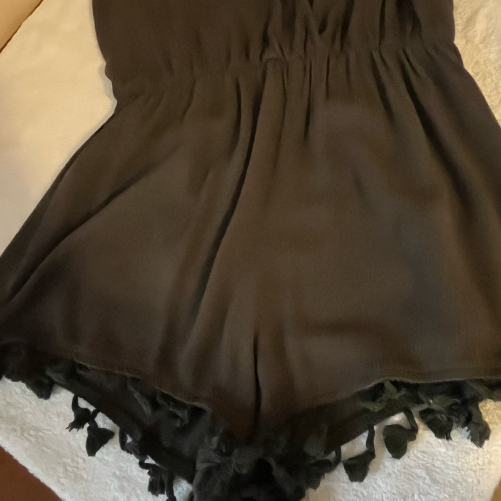 Lulus Green Romper Sz Small - Picture 5 of 11